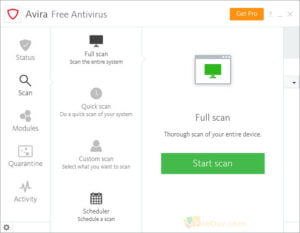 Avira Free Antivirus final version for Windows 11 10 8 7 snapshot