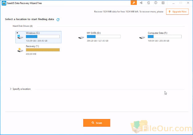 Download EaseUS Data Recovery Wizard Free