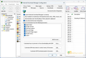 Знімок екрана Internet Download Manager 3