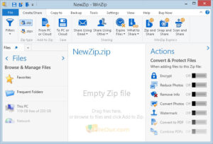 WinZip, безплатен офлайн инсталатор на WinZip