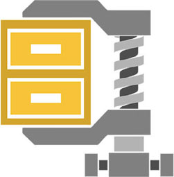 Logotipo do ícone do instalador offline gratuito WinZip 2021