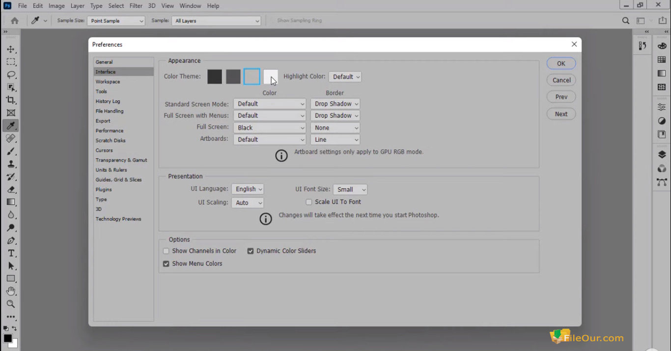 Adobe Photoshop CC voor pc-screenshot