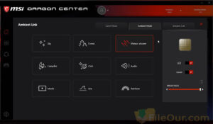 Download de nieuwste versie van MSI Dragon Center