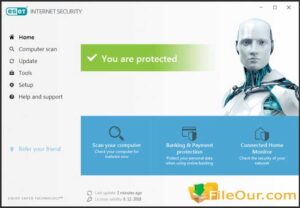 ESET Internet Security, ESET Internet Security Offline Installer Пълна версия Безплатно изтегляне, Усъвършенствана защита срещу всякакви интернет заплахи, Популярен антивирусен и антишпионски софтуер за защита, ESET Internet Security 2020 Пълна версия Офлайн инсталатор за PC, Наградена антивирусна програма, антишпионски софтуер, анти- защита от зловреден софтуер и ransomware