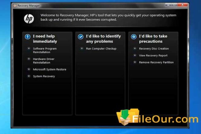 HP Recovery Manager Download 2021 for Windows 10, 8, 7