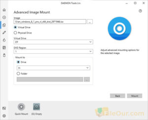 DAEMON Tools Lite bildefeste