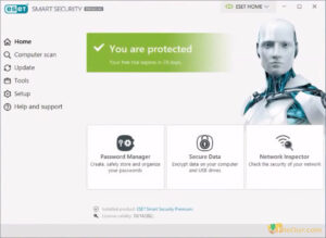 ESET Smert Securitatis finalis versio pro Fenestra 11 10 8 7 snapshot