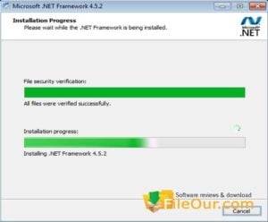 اسکرین شات .NET Framework 4.5.2