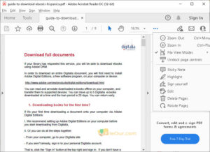 Апошняя версія Adobe Reader DC спампаваць бясплатна