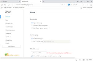 Download UC Browser latest version for PC screenshot