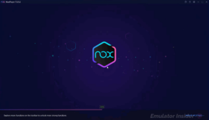 Nox Player çevrimdışı yükleyici arayüzü