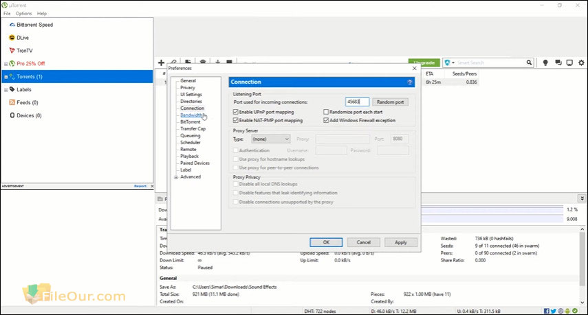 uTorrent স্ক্রিনশট 2
