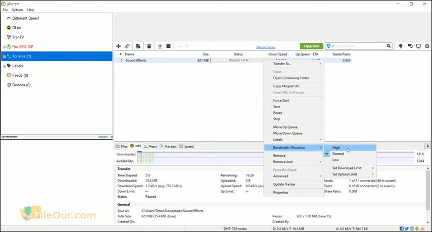 uTorrent-Screenshot