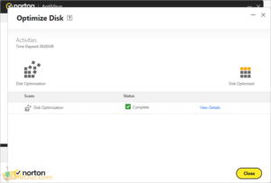 Norton Antivirus Optimize Disk