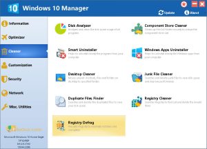 Windows 10 Manager free for PC