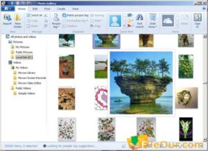 Capture d'écran de la Galerie de photos Windows 2024