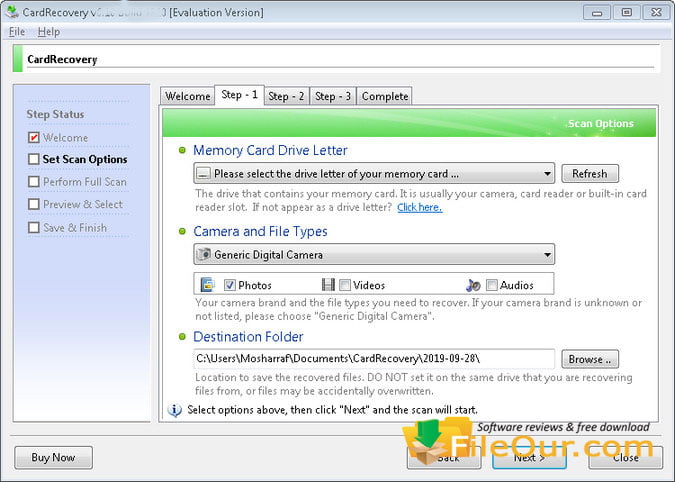 memory card recovery software free download