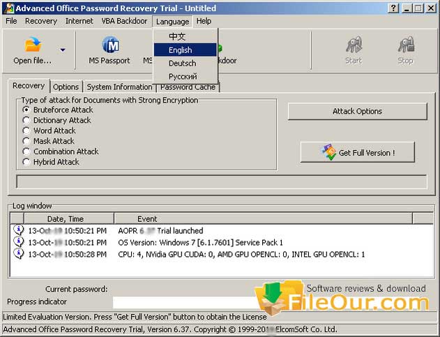 Advanced Office Password Recovery  Full Free Download