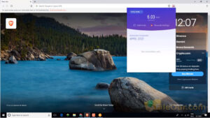 Screenshot di Brave Browser Guadagna denaro