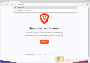 Здымак экрана аўтаномнага ўсталёўшчыка Brave Browser