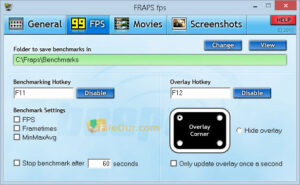 ดาวน์โหลด Fraps Screen Recorder