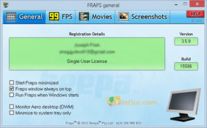 دانلود رایگان Fraps برای ویندوز