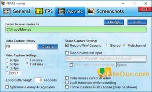 Fraps fuld version 2024, Fraps 2024, Game Screen Recorder, Game Screen Recorder Software, fraps gratis, hvordan man bruger fraps, fraps windows 10, fraps alternativ, fraps bærbar,