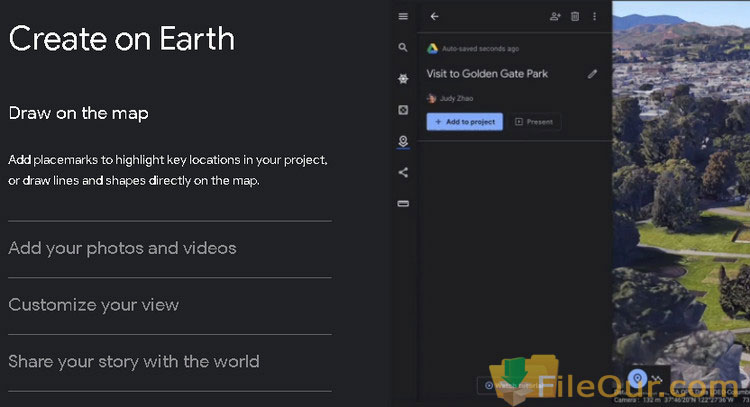 Google Earth Pro geographic information system