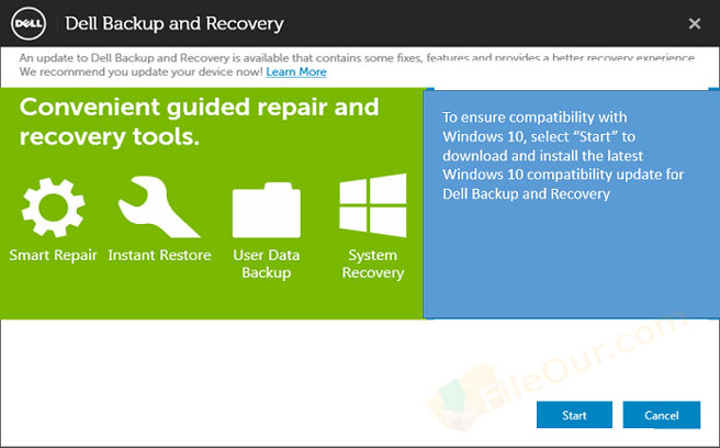 Dell Backup and Recovery tool