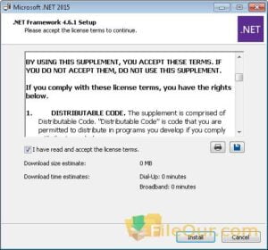Pobieranie instalatora offline dot NET Framework 4.6