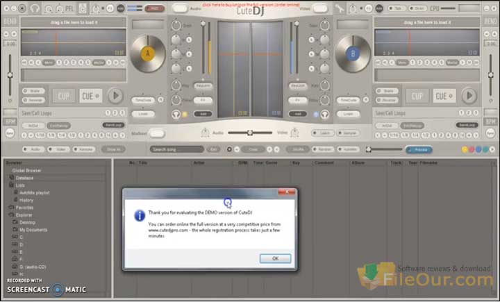 cutedj screenshot