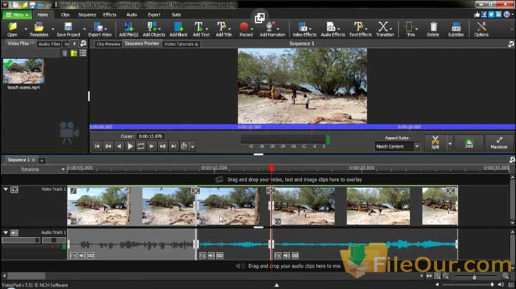 VideoPad Video Editor 2021 Free Download for Windows 10, 8, 7, NCH VideoPad Video Editor Review and full version, screenshot