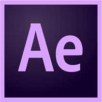 Adobe efektlerden sonra cc logosu