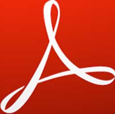 Лагатып Adobe Reader XI, значок, спампаваць