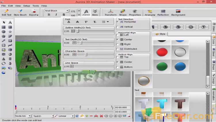 Download Aurora 3D Animation Maker (32/64 bit) Win+Mac