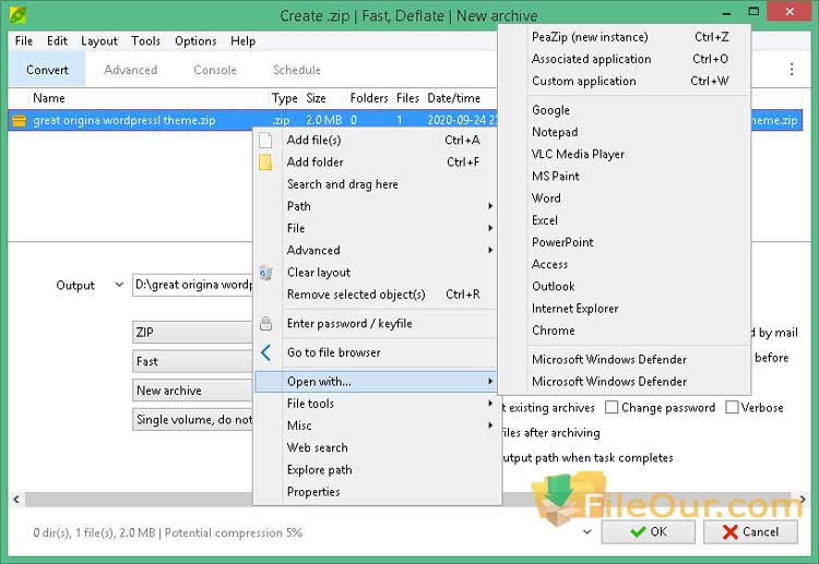Download PeaZip for Windows, free RAR TAR ZIP files extractor peazip download windows 10