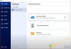 Acronis True Image नवीनतम संस्करण डाउनलोड करें