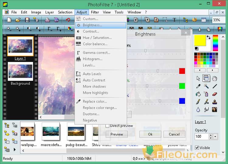 PhotoFiltre full version for Windoiws PC, PhotoFiltre 2021