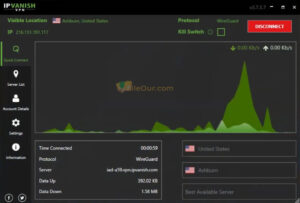 Najnowsza wersja IPVanish na PC