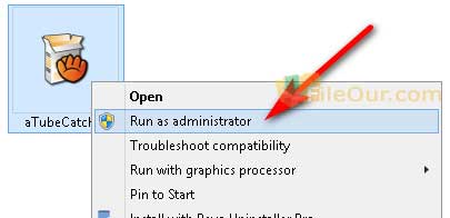 როგორ დააინსტალიროთ aTube Catcher