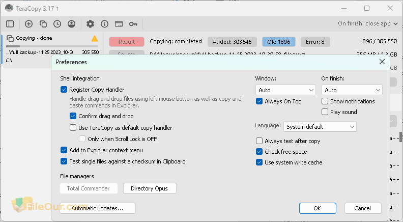 TeraCopy_settings