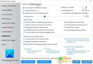 Download Ultimate Windows Tweaker for Windows, Ultimate Windows Tweaker for Windows 11, 10