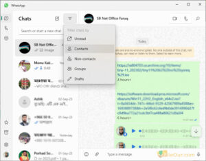 Tangkapan layar desktop WhatsApp 6