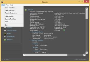 Speccy Free Download for Windows 10, 8, 7, Computer Stats Program, Hardware Scanner, PC Spec Checker, System Information Software