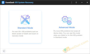 Odzyskiwanie systemu FoneGeek iOS na PC