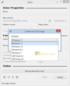 برنامج Rufus Windows 11 للتحميل