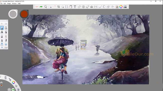 SketchBook painting software