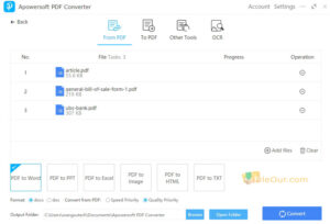 Apowersoft PDF Converter fro Windows 10 8 7 screenshot