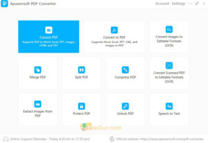 Download Apowersoft PDF Converter Full for PC, Convert PDF to Editable Word, PDF to Excel Converter for Windows 10, PDF to Word Converter Free Offline, PDF to Word Document Converter