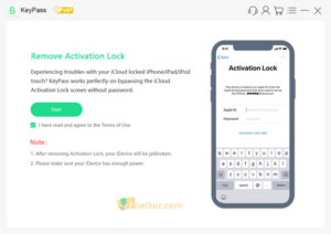 StarzSoft KeyPass iCloud Activation Lock remover